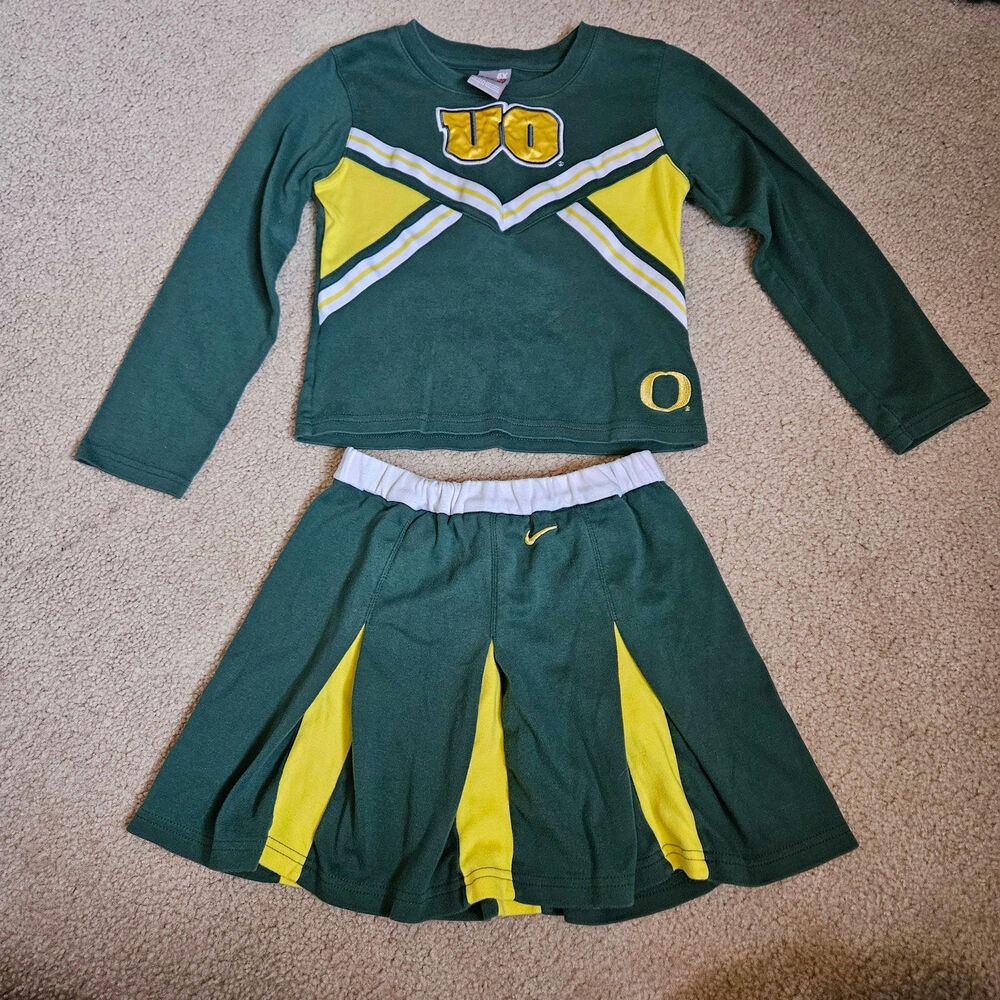 Nike Teams Oregon Ducks Girls Cheer outfit 6X